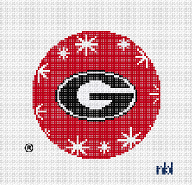 Georgia Snowflake Christmas Ball