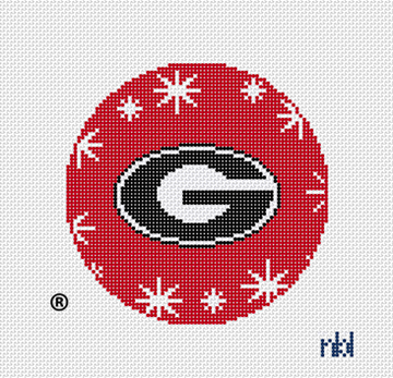 Georgia Snowflake Christmas Ball