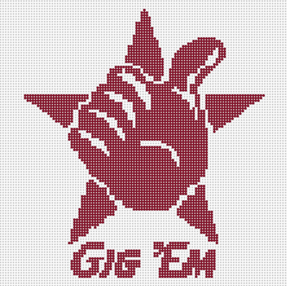 Texas A and M Gig EM - Needlepoint by Laura