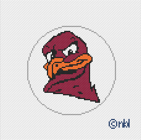 Virginia Tech logo round