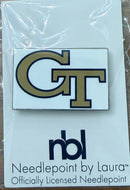 Georgia Tech Needleminder, 1.5" Soft Enamel-2