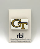Georgia Tech Needleminder, 1.5" Soft Enamel-1