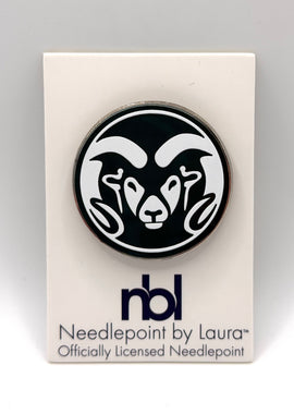 Colorado State Needleminder, 1.5" Soft Enamel