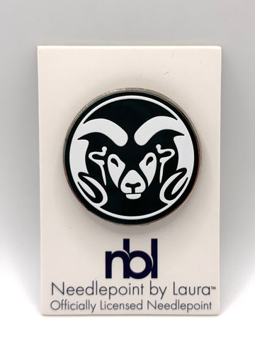 Colorado State Needleminder, 1.5" Soft Enamel