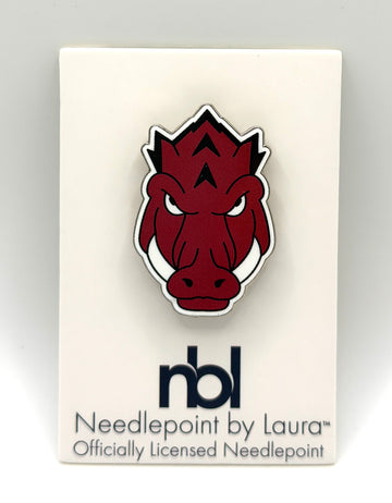 Arkansas Needleminder, 1.5" Soft Enamel