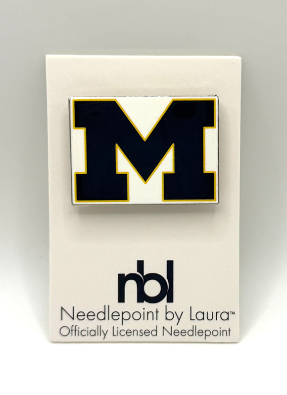 Michigan Needleminder, 1.5" Soft Enamel