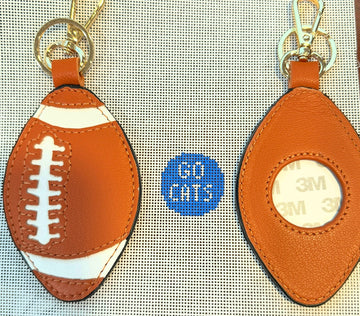 Football Key Fob- self finishing