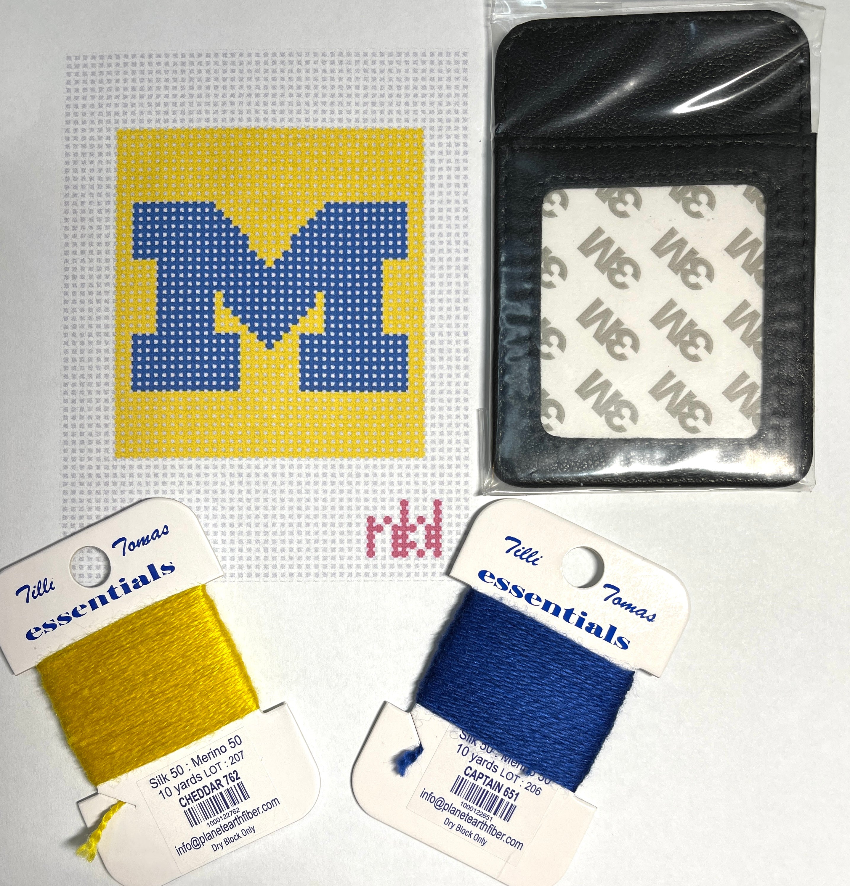 Michigan Phone Case Wallet Bundle - Needlepoint by Laura
