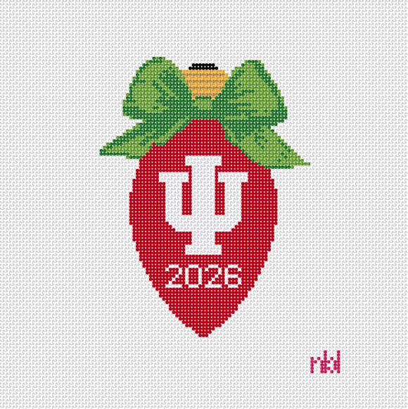 IU Christmas Bow Light Bulb Green