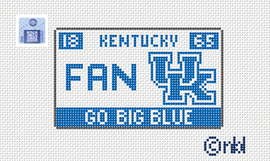 Kentucky License Plate-FAN