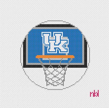 Kentucky Basketball Net Needlepoint Canvas