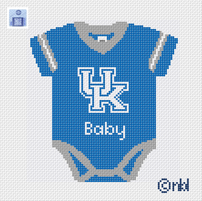 Kentucky Baby Onesie Needlepoint Canvas