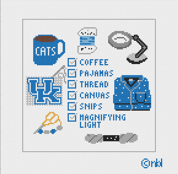Kentucky Stitch Retreat Needlepoint Canvas