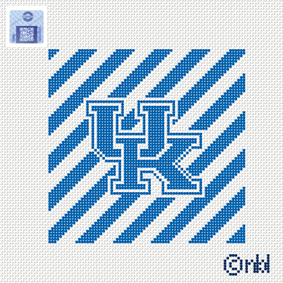 Kentucky Stripe Needlepoint Canvas