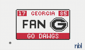 Georgia License Plate- FAN
