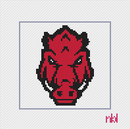 Arkansas Needlepoint Canvas- 4 inch square - Needlepoint by Laura