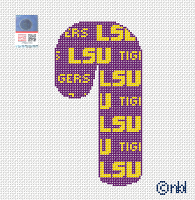LSU Candy Cane Purple