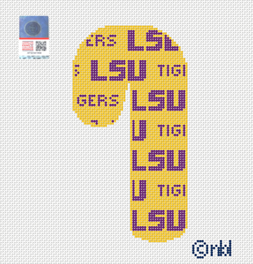 LSU Candy Cane Gold
