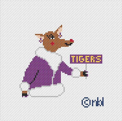 LSU Reindeer Girl