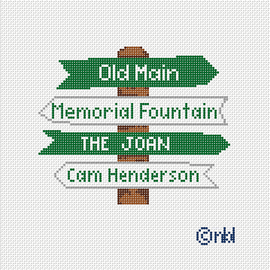 Marshall College Icon Destination Sign