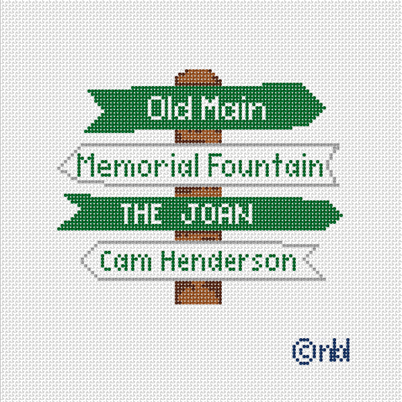 Marshall College Icon Destination Sign