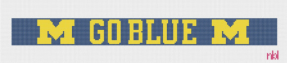 Michigan Belt Canvas - Needlepoint by Laura
