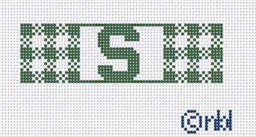 Michigan State Gingham Fob