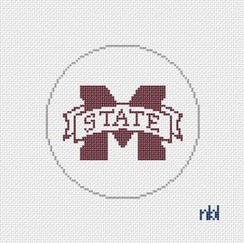 Mississippi State Needlepoint Canvas