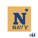 Navy Mini Square Needlepoint Canvas, 2.2 x 2.2 in. - 0
