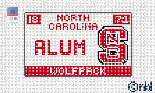 North Carolina State License Plate- ALUMNI