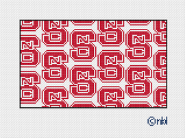NC State Purse Insert- 18 mesh