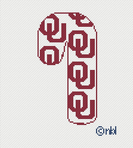 Oklahoma Candy Cane White