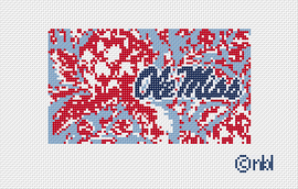 Ole Miss Artichoke Purse Insert