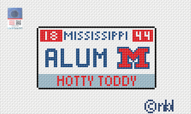 Ole Miss License Plate- ALUMNI