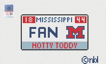 Ole Miss License Plate- FAN
