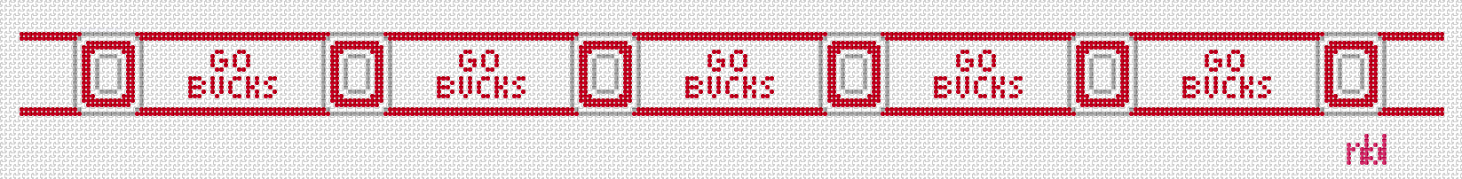 Ohio State Purse Insert And Strap - Needlepoint by Laura