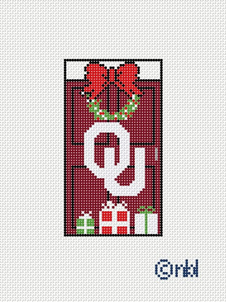 Oklahoma Christmas Door
