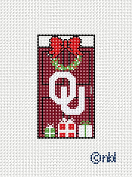 Oklahoma Christmas Door