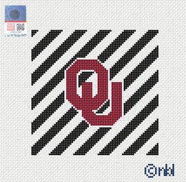Oklahoma Stripe Needlepoint Canvas