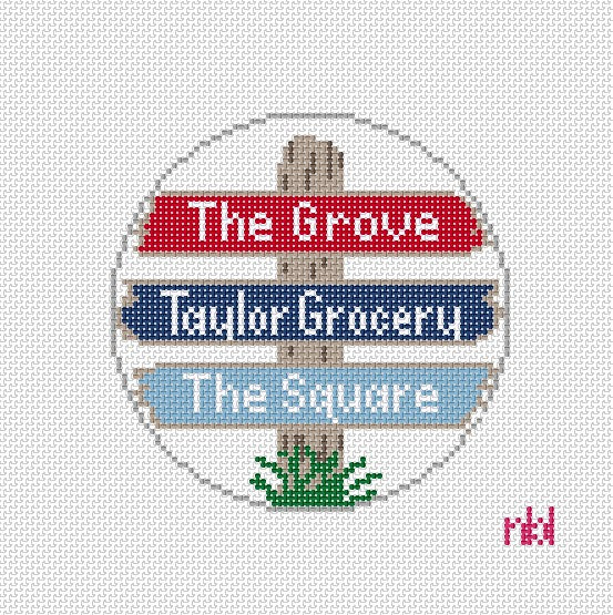 Ole Miss Destinations 4 inch round