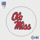 Ole Miss Round Canvas-1