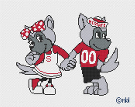 NC State Pack Pups on 13 mesh