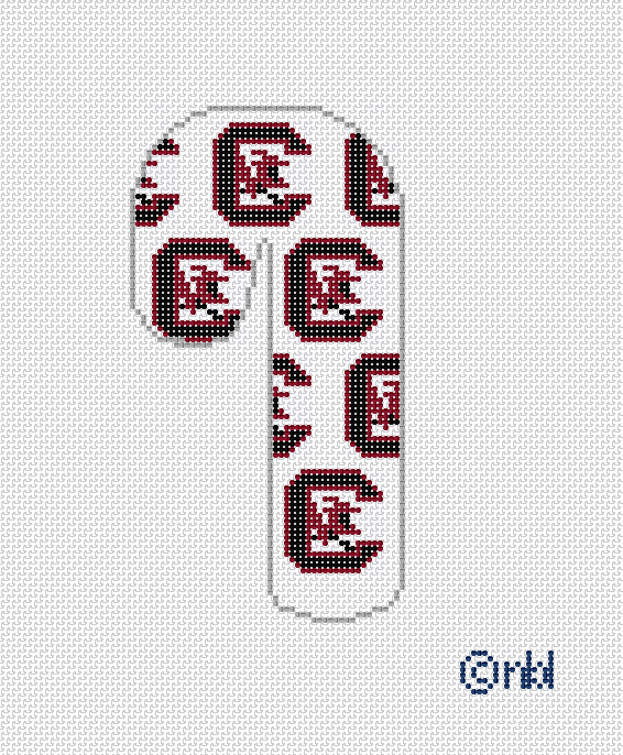 South Carolina Candy Cane