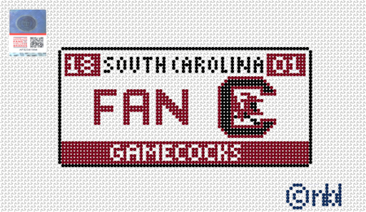 South Carolina License Plate-FAN