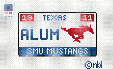 SMU License Plate- ALUMNI