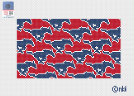 SMU Purse Insert- 18 mesh