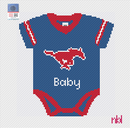SMU Baby Onesie Needlepoint Canvas-1