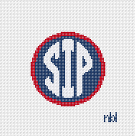 SIP Round needlepoint canvas- 4 inches on 13 mesh