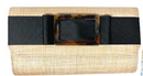 Avery Clutch - Flat Bow and Tortoise Buckle-3