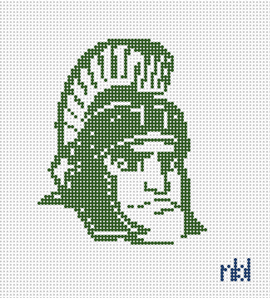 Michigan State Mascot on 13 mesh
